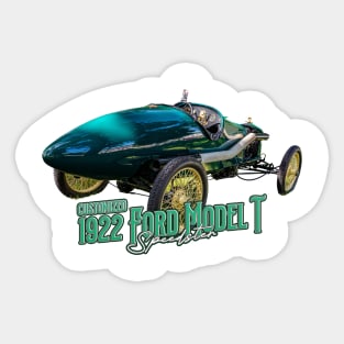 Customized 1922 Ford Model T Speedster Sticker